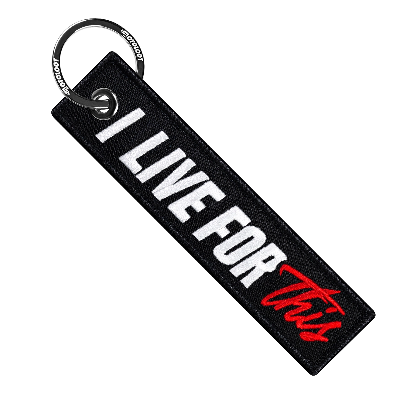 I Live For This - Motorcycle Keychain