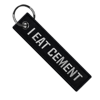 I EAT CEMENT - Motorcycle Keychain