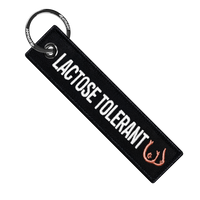 LACTOSE TOLERANT - Motorcycle Keychain