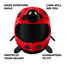 Motorcycle Helmet Cover - Ladybug
