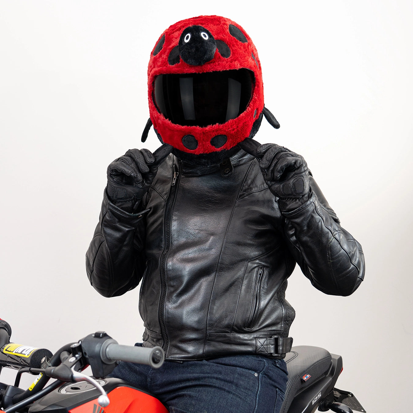 Motorcycle Helmet Cover - Ladybug Motorcycle Helmet Cover - Ladybug