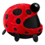 Motorcycle Helmet Cover - Ladybug