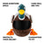 Motorcycle Helmet Cover - Mallard Duck