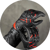 Magnetic motorcycle gloves