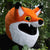 Motorcycle Helmet Cover - Fox