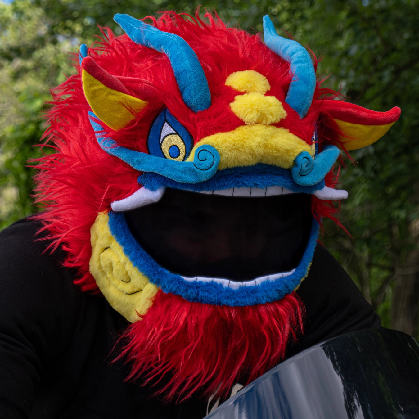 Motorcycle Helmet Cover - Chinese Dragon Motorcycle Helmet Cover - Chinese Dragon