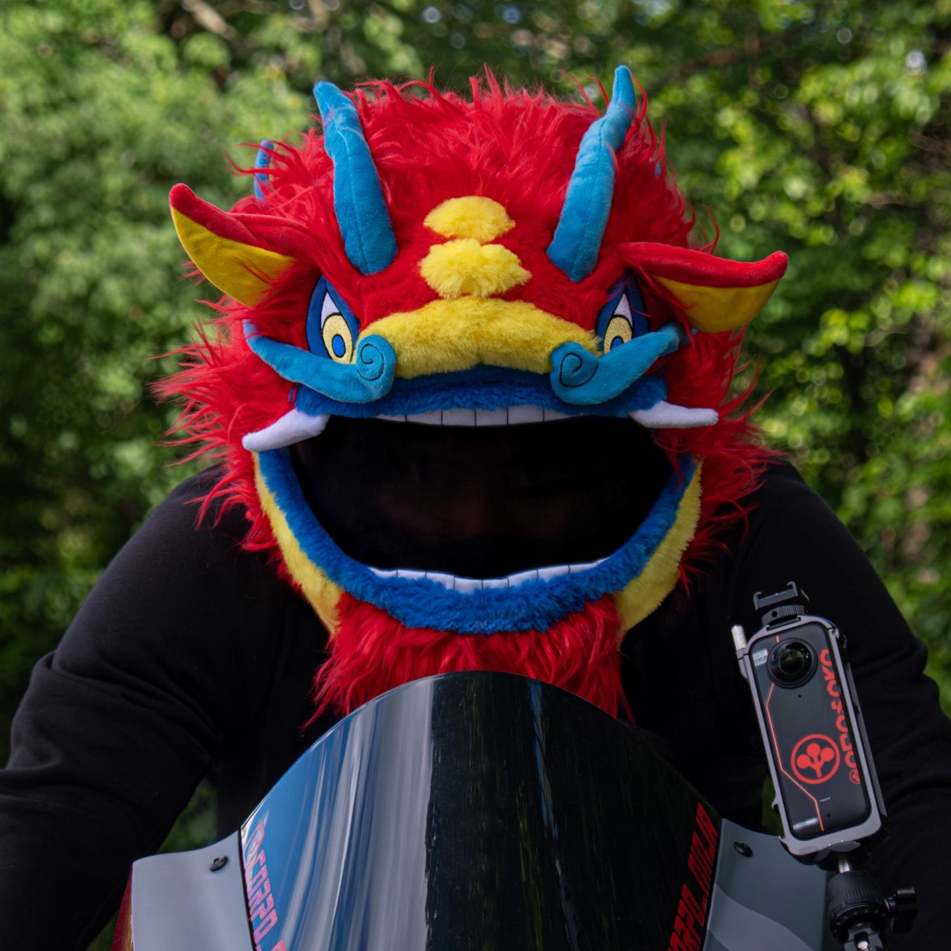 Motorcycle Helmet Cover - Chinese Dragon