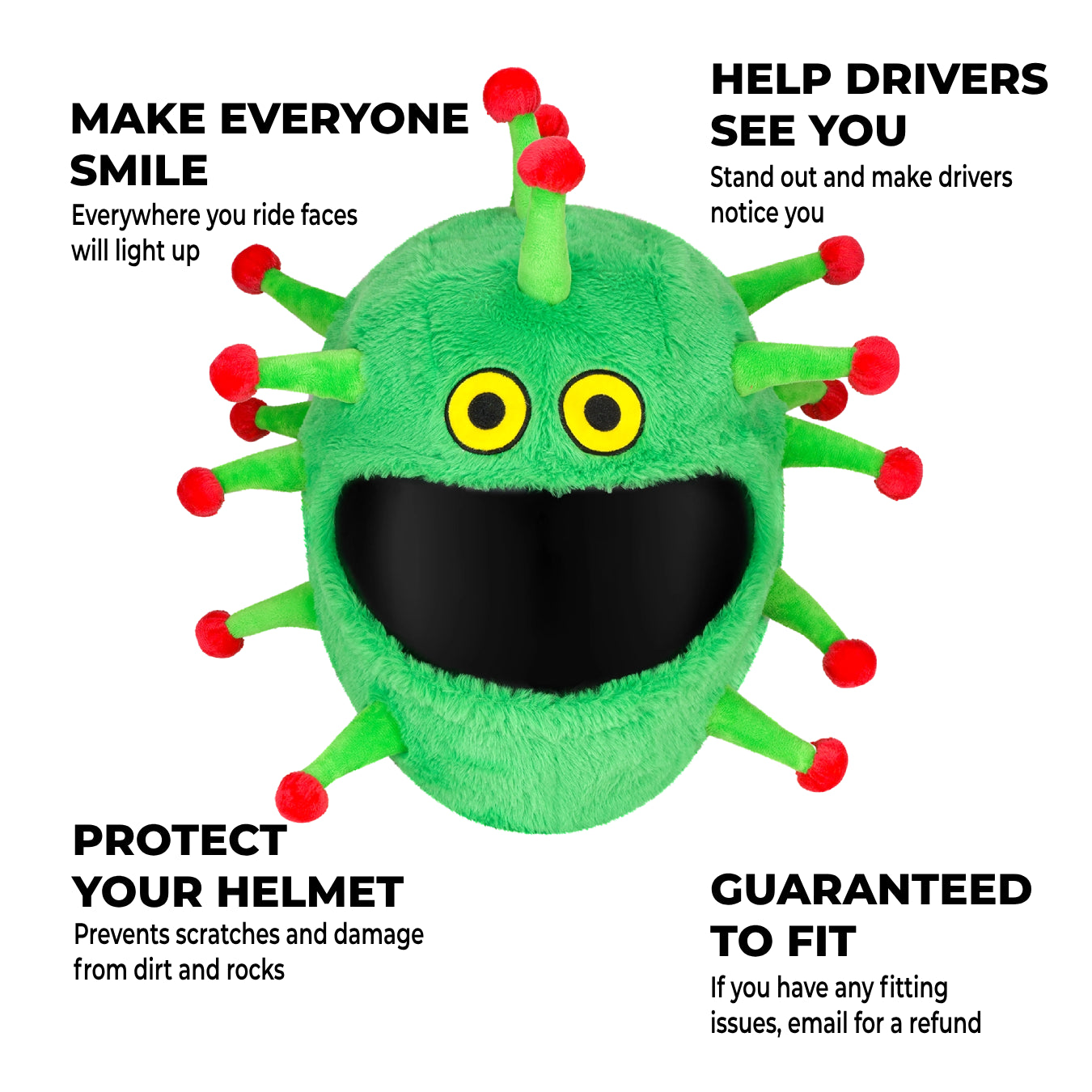 covid motorcycle helmet Motorcycle Helmet Cover - Virus