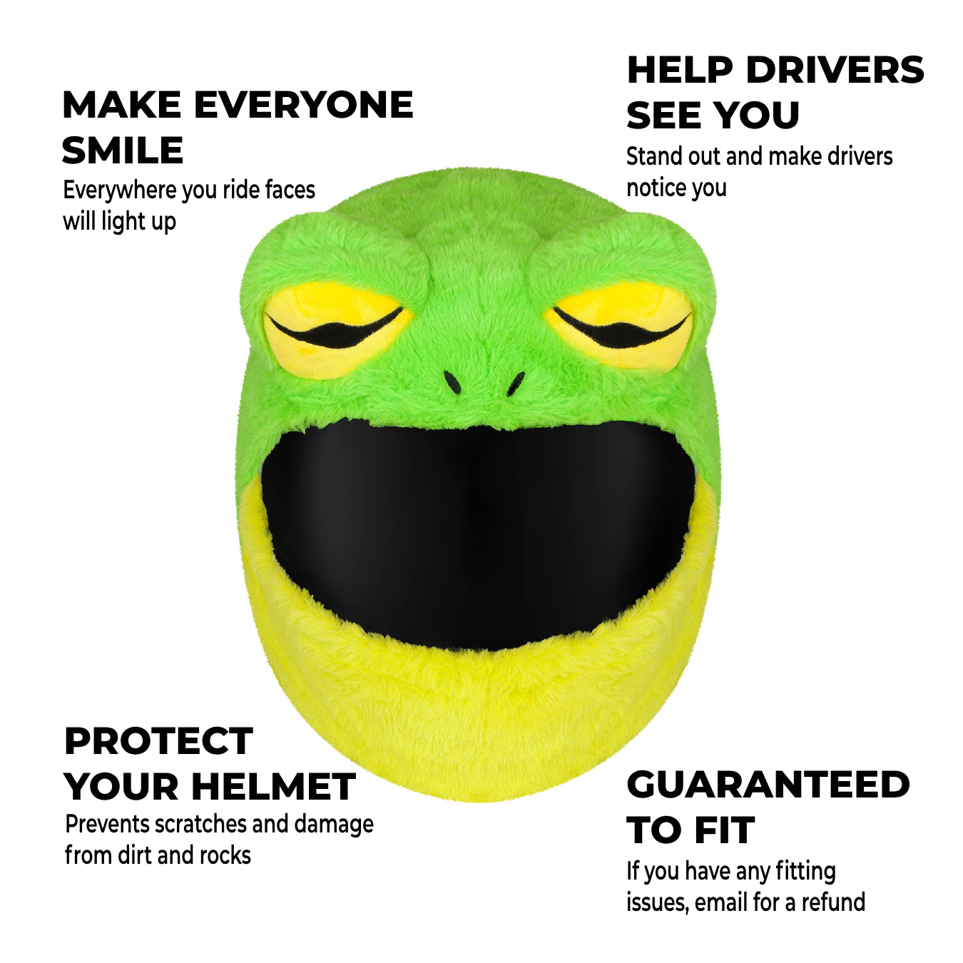 Motorcycle Helmet Cover - Frog | Moto Loot Motorcycle Helmet Cover - Frog | Moto Loot