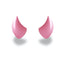 Small Horns Pink - Motorcycle Helmet Accessory