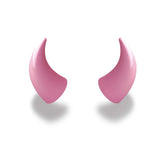 Large Horns Pink - Motorcycle Helmet Accessory