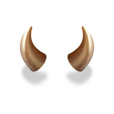 Large Horns Gold - Motorcycle Helmet Accessory