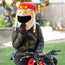 Motorcycle Helmet Cover - Mrs Claus
