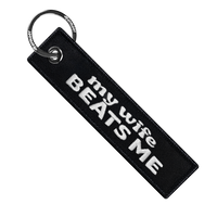 My Wife Beats Me - Motorcycle Keychain
