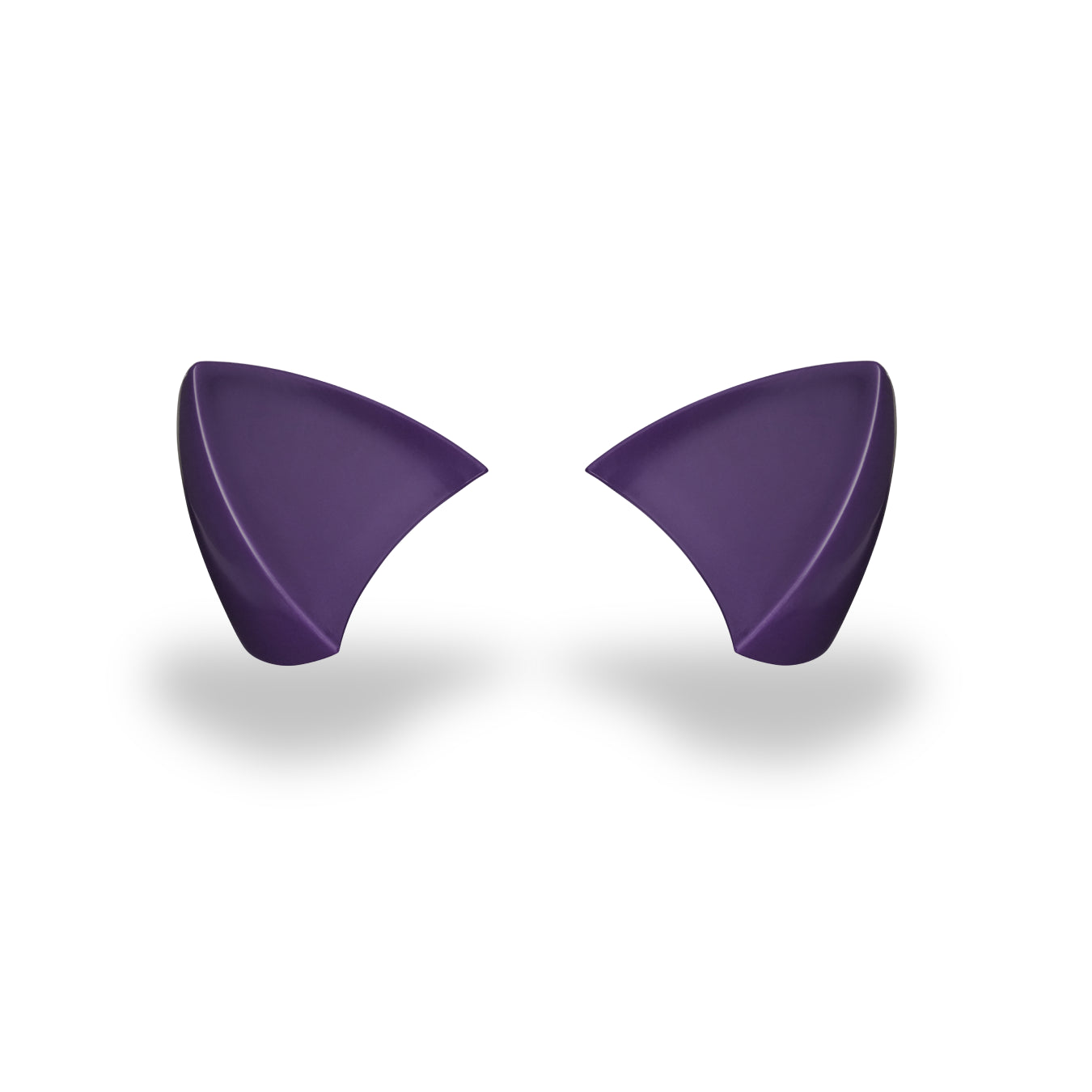 Cat Ears Purple - Motorcycle Helmet Accessory