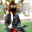 Motorcycle Helmet Cover - Poop Emoji