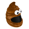 Motorcycle Helmet Cover - Poop Emoji