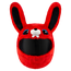 Motorcycle Helmet Cover - Red Bunny