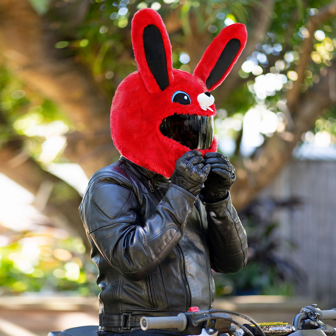 bunny helmet motorcycle Motorcycle Helmet Cover