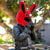 Motorcycle Helmet Cover - Red Bunny