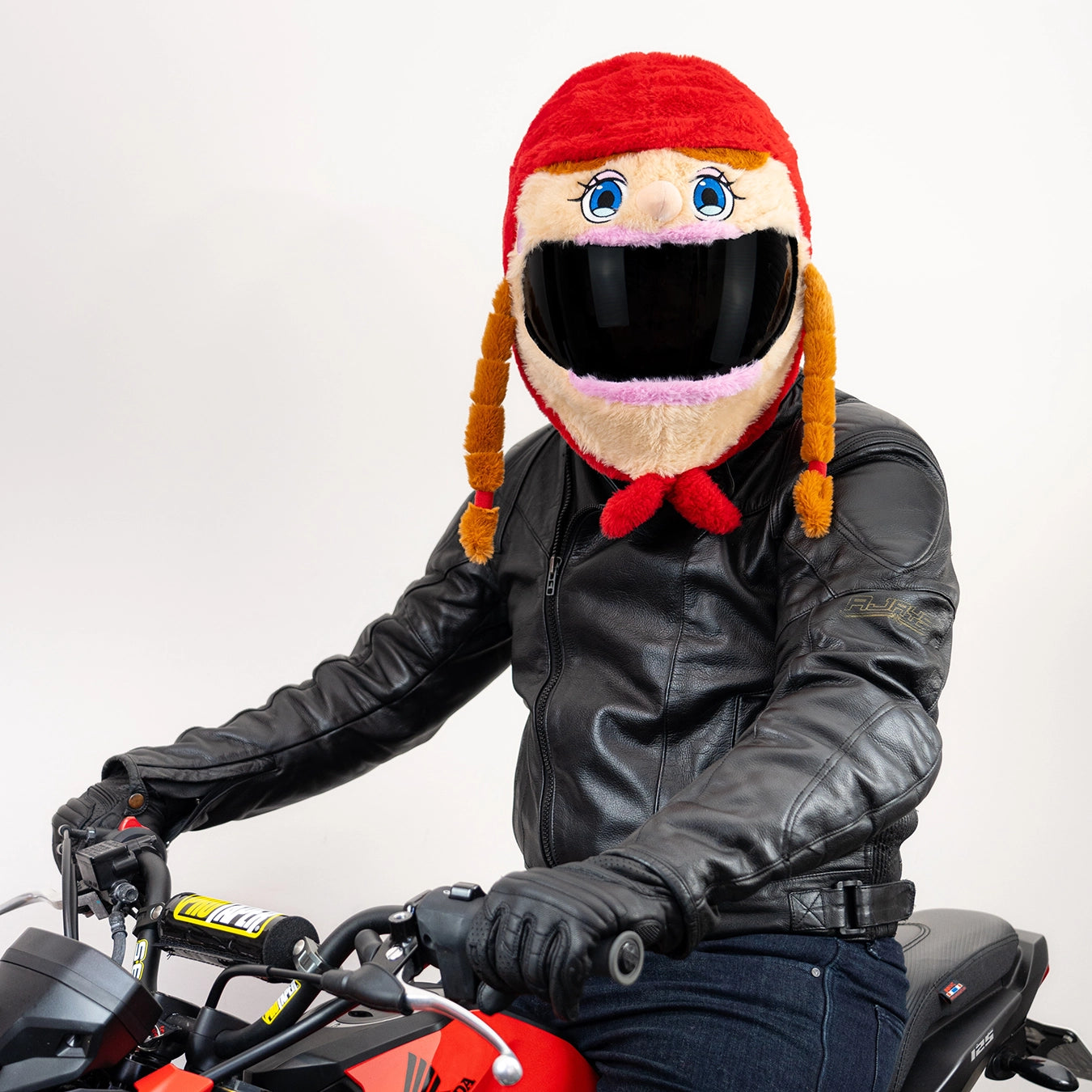 bike helmet hood Motorcycle Helmet Cover - Red Riding Hood