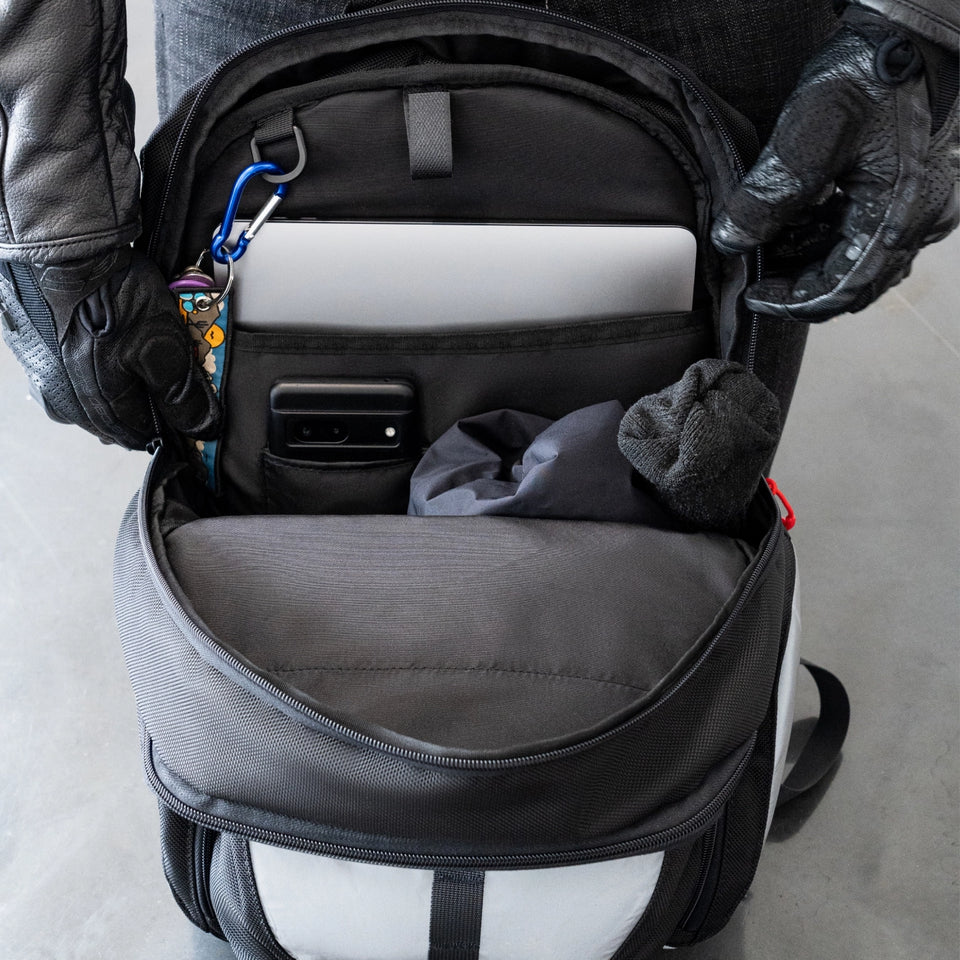 35 liters. A pocket for everything.
