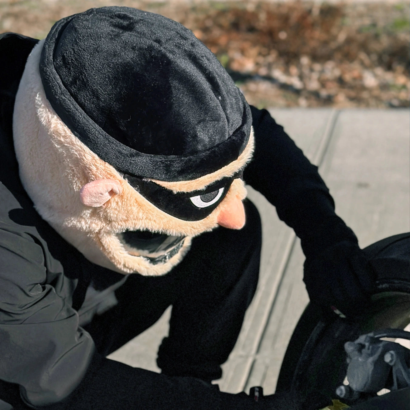 gas mask motorcycle helmet Motorcycle Helmet Cover - Robber