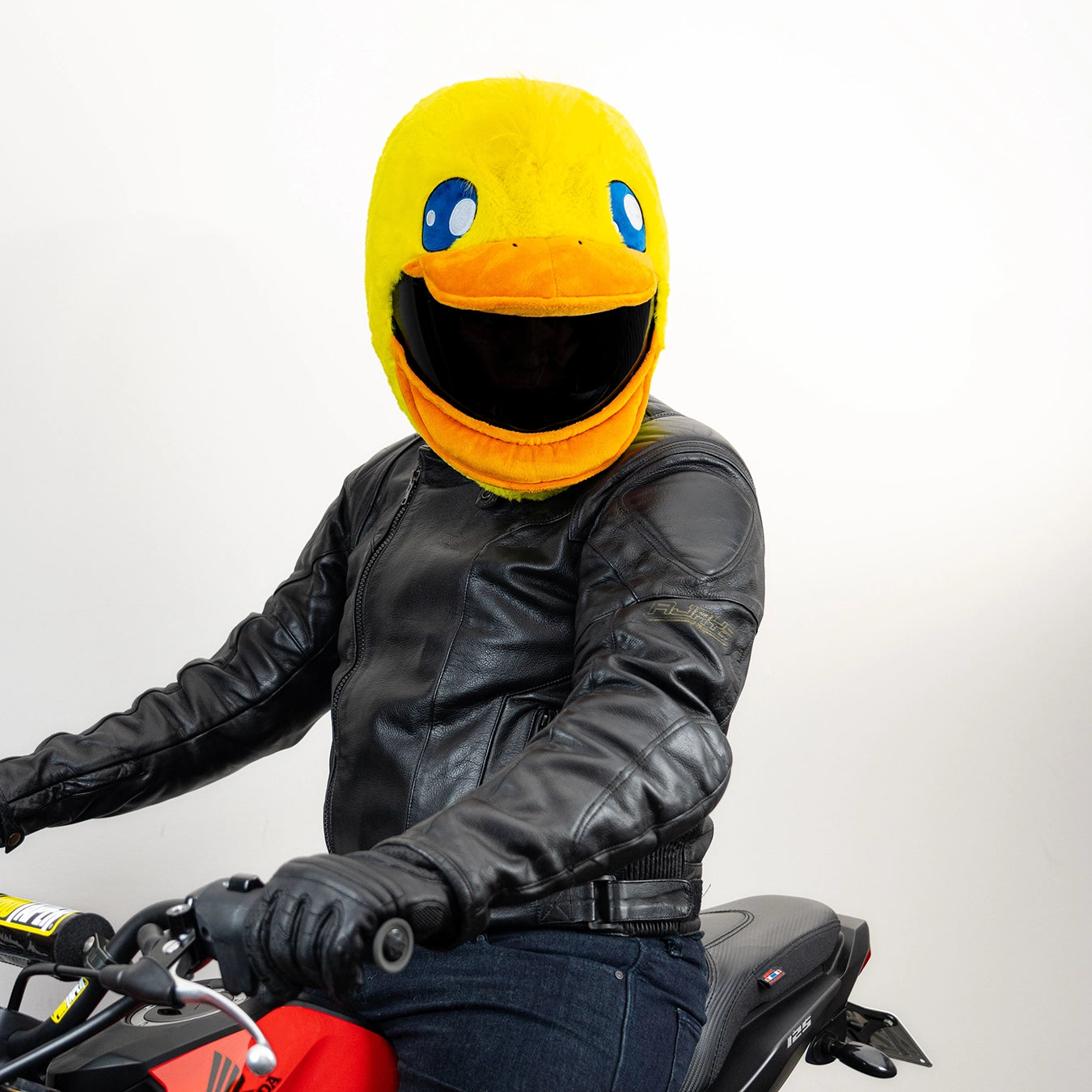 flip bill motorcycle helmet Motorcycle Helmet Cover - Rubber Duck