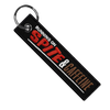 Running On Spite & Caffeine - Motorcycle Keychain
