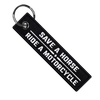 Save A Horse Ride A Motorcycle - Motorcycle Keychain