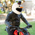 Motorcycle Helmet Cover - Snowman