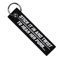 Stick It In And Twist - Motorcycle Keychain