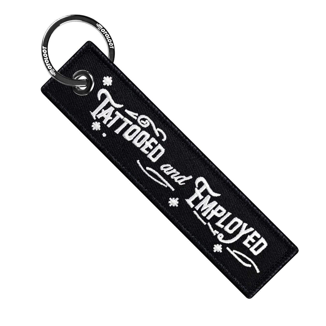 Tattooed And Employed - Motorcycle Keychain