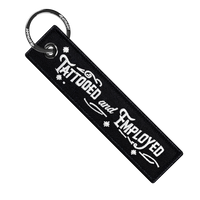 Tattooed And Employed - Motorcycle Keychain