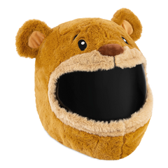 blue teddy bear motorcycle helmet Motorcycle Helmet Cover - Teddy Bear