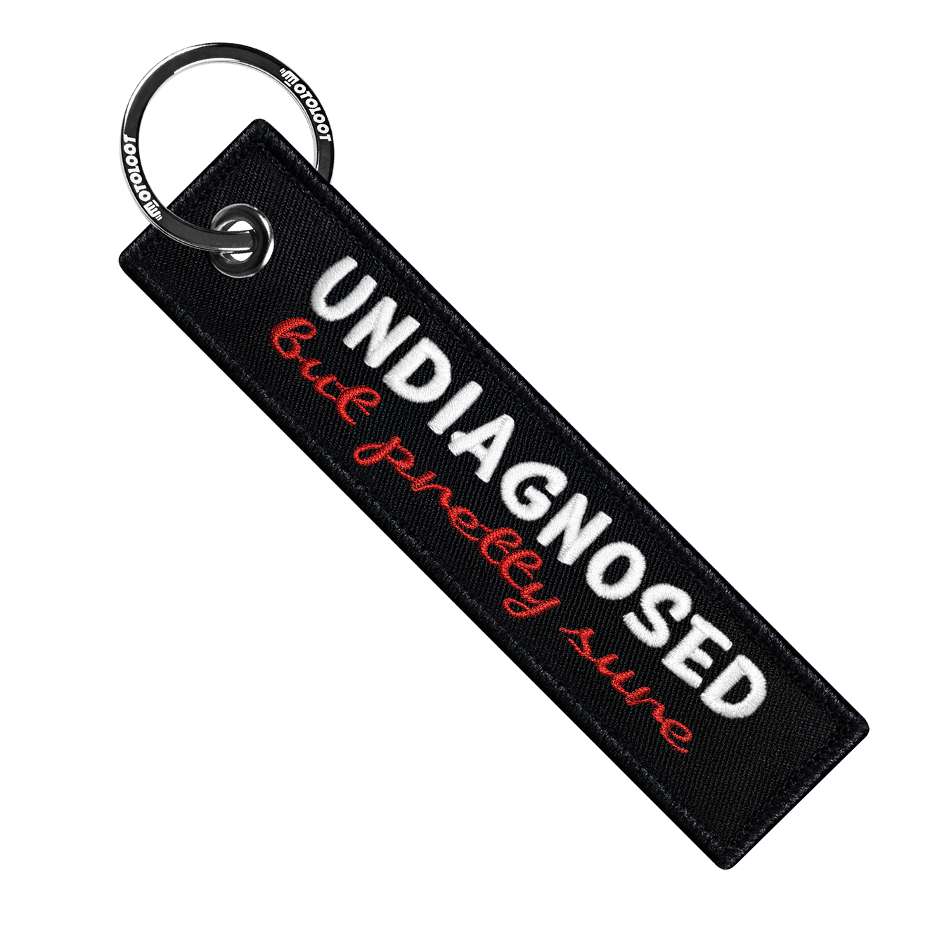 アクセサリー  Motorrad Fascination Innovation Myth Undiagnosed But Pretty Sure - Motorcycle Keychain - Moto Loot