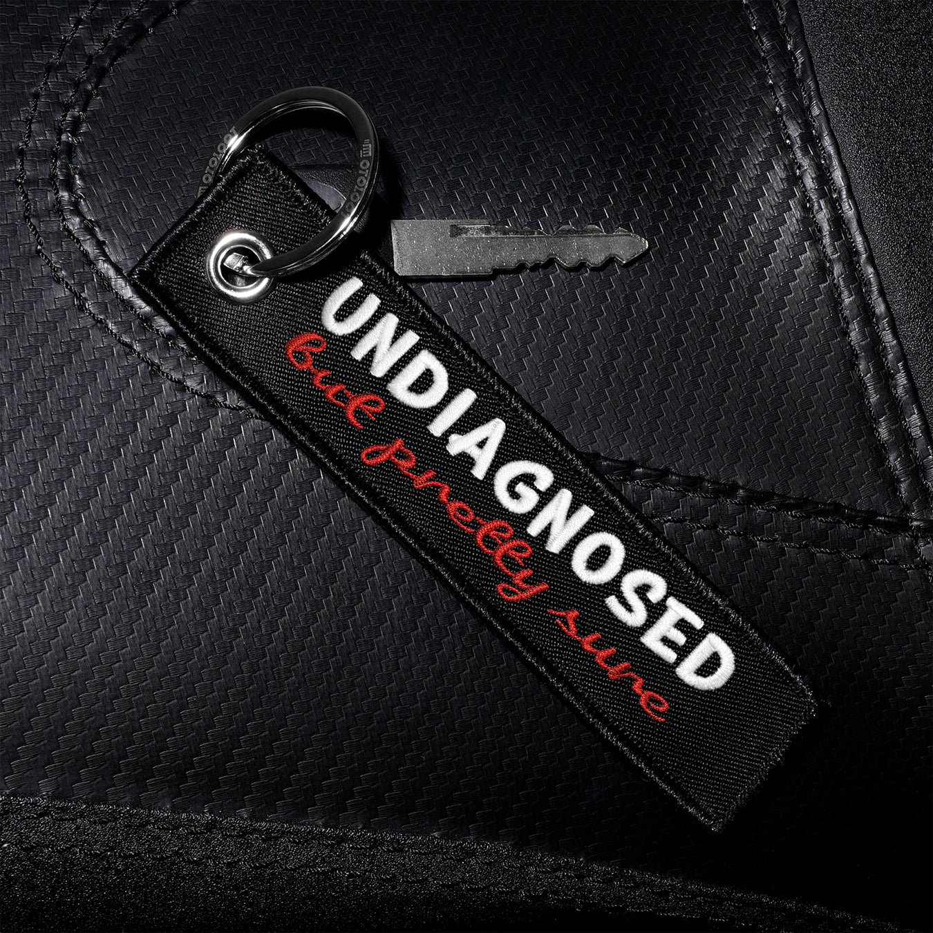 Undiagnosed But Pretty Sure - Motorcycle Keychain - Moto Loot