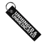 Unhinged & Unmedicated - Motorcycle Keychain