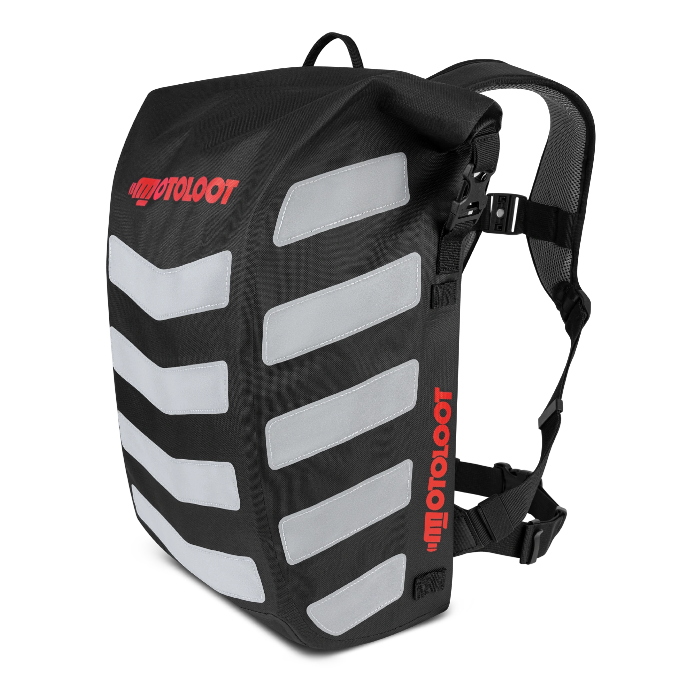 Waterproof Motorcycle Backpack - (Glowrider) Reflective No Protector