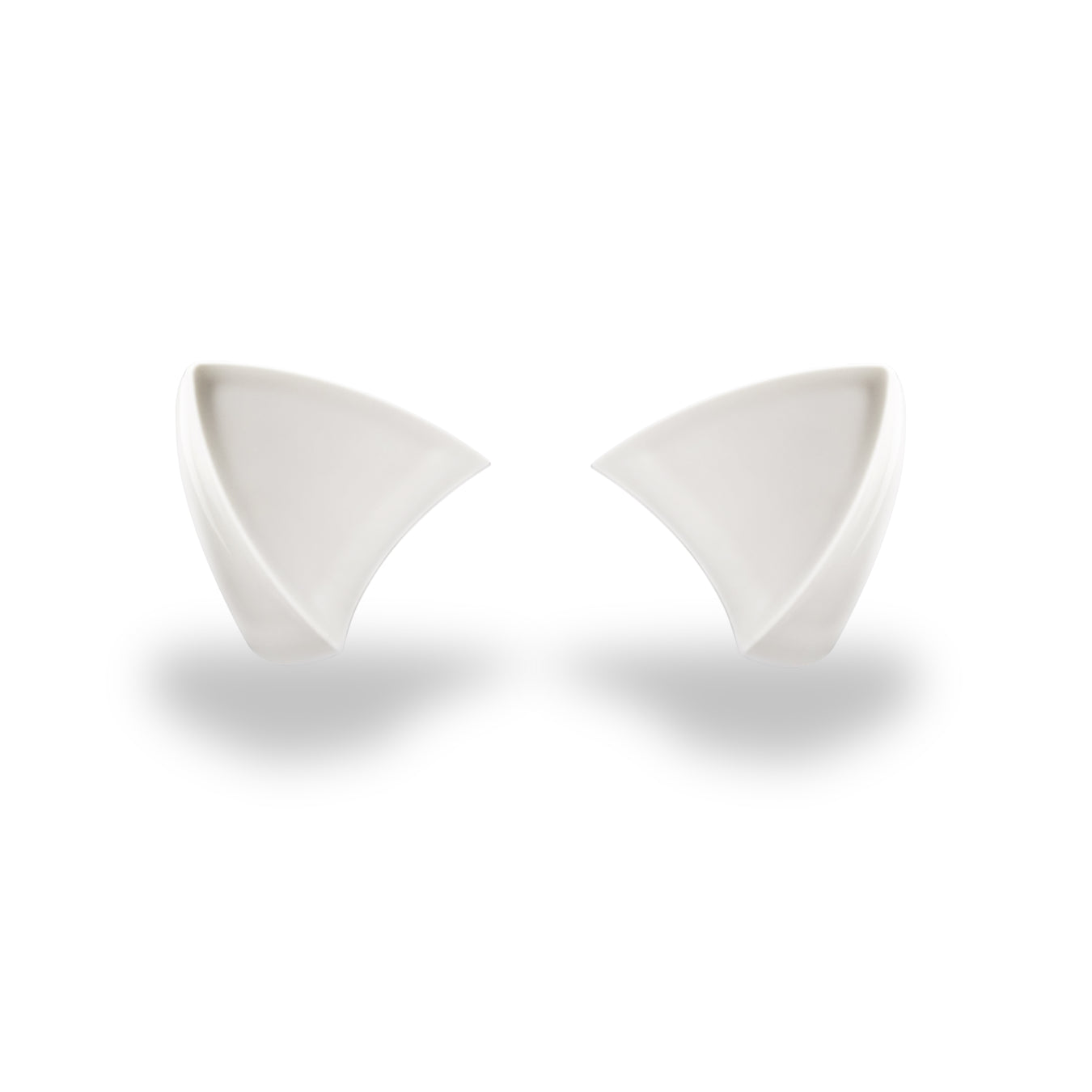 ears and tails for motorcycle helmet Cat Ears White - Motorcycle Helmet Accessory