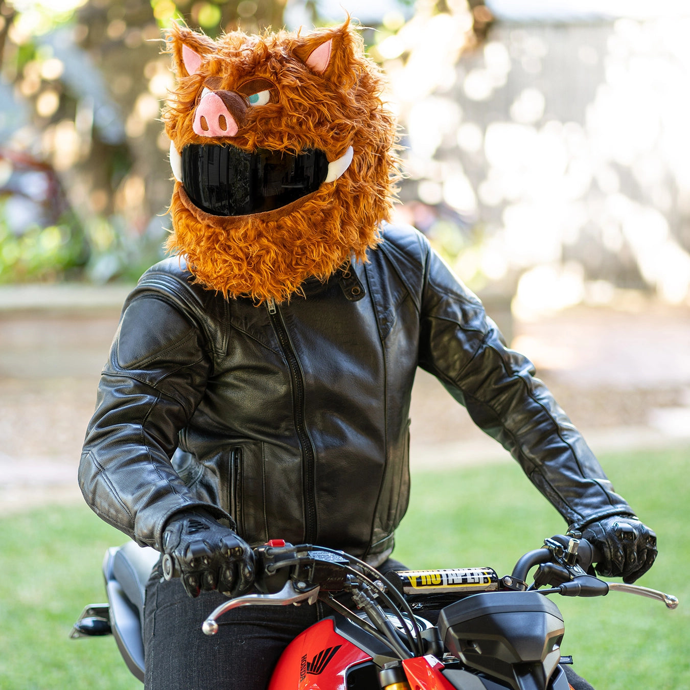 Motorcycle Helmet Cover - Wild Boar Motorcycle Helmet Cover - Wild Boar