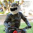 Motorcycle Helmet Cover - Wolf
