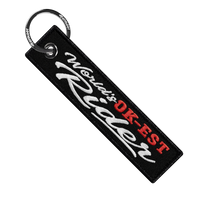 World's OK-est Rider - Motorcycle Keychain