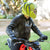 Motorcycle Helmet Cover - Zombie