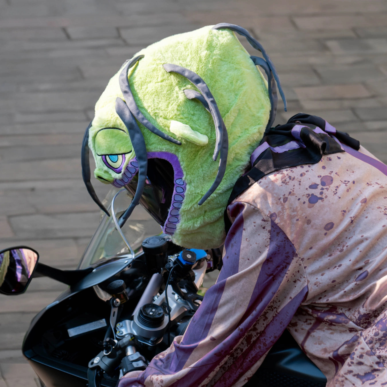 Motorcycle Helmet Cover - Zombie Motorcycle Helmet Cover - Zombie