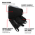 Motorcycle tail bag quickly zips off