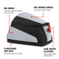 moto loot tail bag reflective 