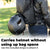 Waterproof Motorcycle Backpack - Blackout No Protector Add Protector