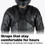 Waterproof Motorcycle Backpack - Blackout No Protector Add Protector