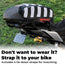 Waterproof Motorcycle Backpack - (Glowrider) Reflective No Protector Add Protector